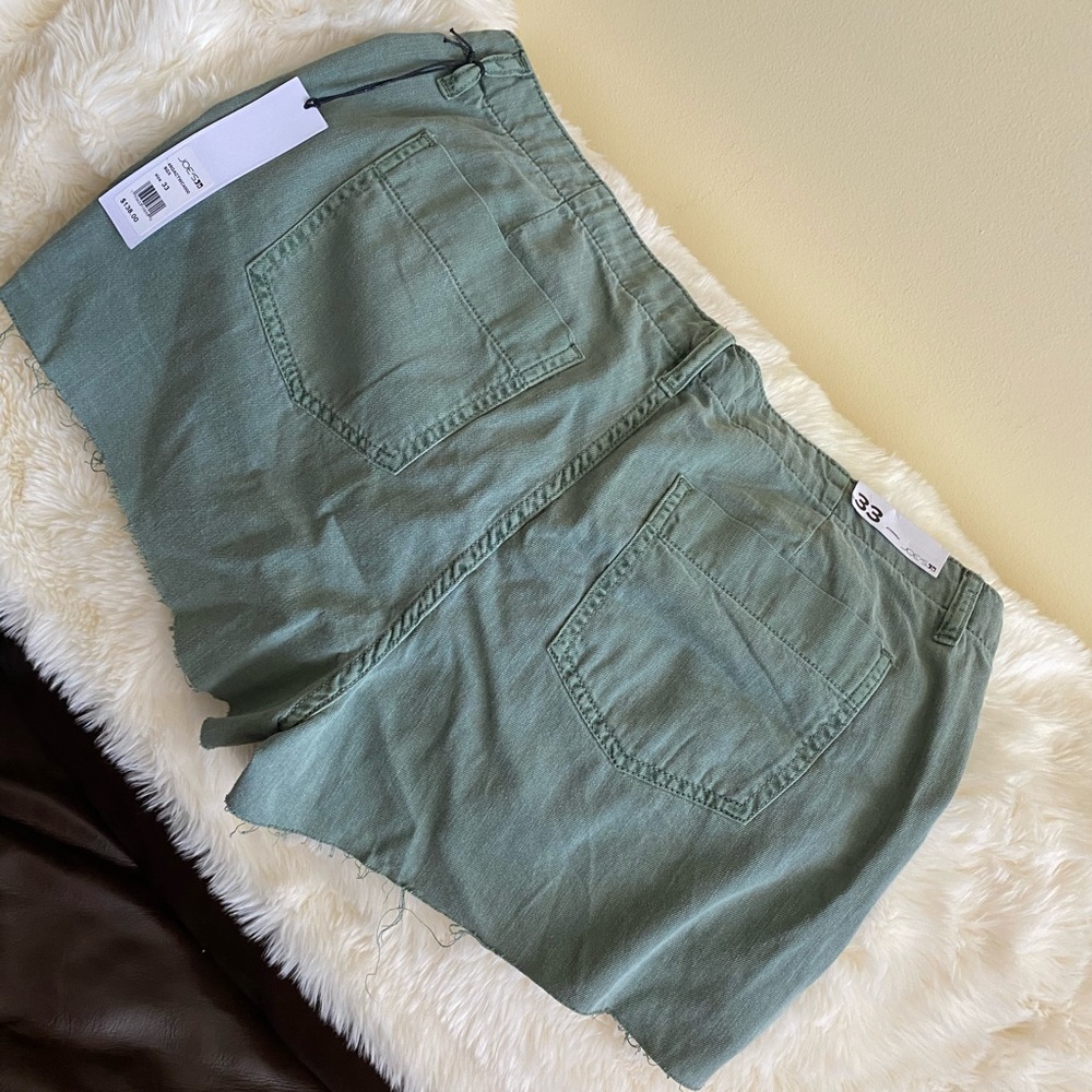 Joe's Jeans Workwear Shorts Size 14 Green - Picture 7 of 13
